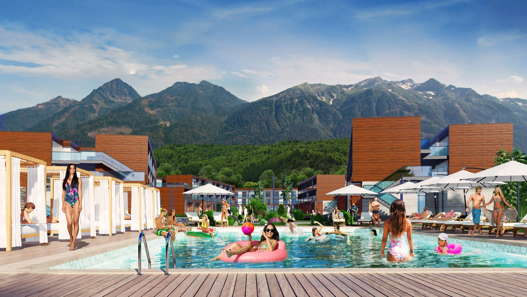 Интерьер апартамента Sun Peak